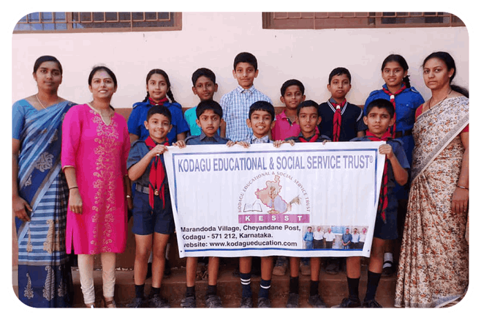 Children from Sainik School Coaching project.